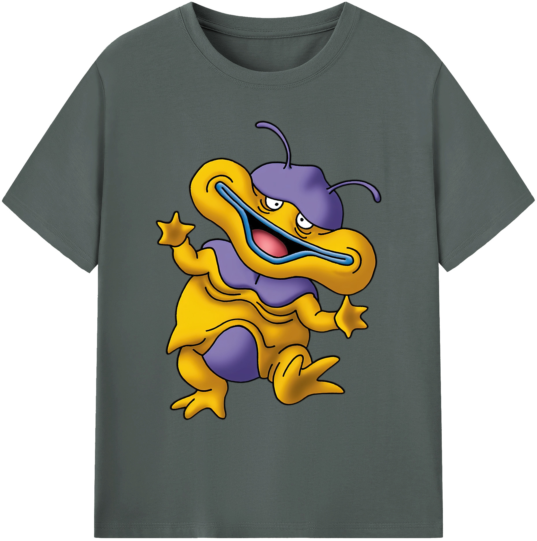 （画像用） ドラゴンクエスト Doragon Kuesuto Dragon Quest 綿100％ メンズ半袖Tシャツ｜肌触りやわらか＆通気性
